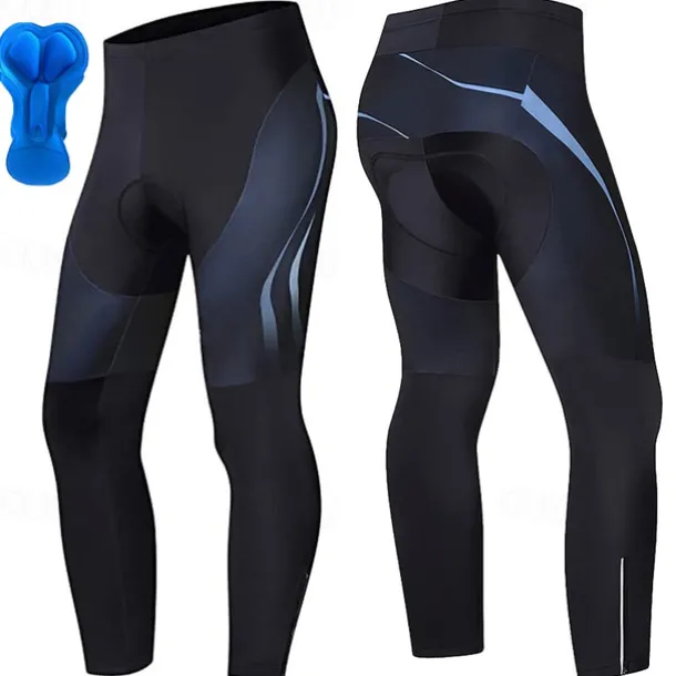 Men's Cycling Tights Bike Bottoms Mountain Bike MTB Road Bike Cycling Sports Graphic 3D Pad Cycling Breathable Quick Dry Black Yellow Polyester Spandex Clothing Apparel Bike Wear