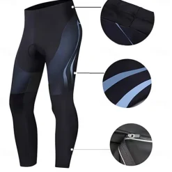 Men's Cycling Tights Bike Bottoms Mountain Bike MTB Road Bike Cycling Sports Graphic 3D Pad Cycling Breathable Quick Dry Black Yellow Polyester Spandex Clothing Apparel Bike Wear