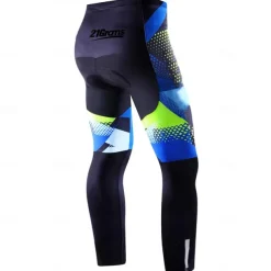 Men's Cycling Tights Bike Bottoms Mountain Bike MTB Road Bike Cycling Sports Geometic 3D Pad Cycling Breathable Quick Dry Yellow Red Polyester Spandex Clothing Apparel Bike Wear