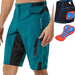 Men's Cycling Underwear Shorts Cycling MTB Shorts Bike Shorts Bike Padded Shorts / Chamois Bottoms Form Fit Mountain Bike MTB Road Bike Cycling Sports Waterproof 3D Pad Quick Dry Reflective Strips