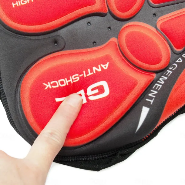 Men's Cycling Underwear Shorts Cycling Underwear Bike Shorts Bike Underwear Shorts Mountain Bike MTB Road Bike Cycling Sports Stripes 3D Pad Cycling Breathable Moisture Wicking Black Red Polyester