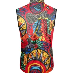 Men's Cycling Vest Cycling Jersey Graphic Funny Sleeveless Bike Vest / Gilet Jersey Top with 3 Rear Pockets Mountain Bike MTB Road Bike Cycling Quick Dry Back Pocket Moisture Wicking Breathable Sports