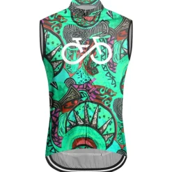 Men's Cycling Vest Cycling Jersey Graphic Funny Sleeveless Bike Vest / Gilet Jersey Top with 3 Rear Pockets Mountain Bike MTB Road Bike Cycling Quick Dry Back Pocket Moisture Wicking Breathable Sports