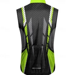 Men's Cycling Vest Cycling Jersey Geometic Sleeveless Bike Vest / Gilet Jersey Top with 3 Rear Pockets Mountain Bike MTB Road Bike Cycling Quick Dry Back Pocket Moisture Wicking Breathable Sports