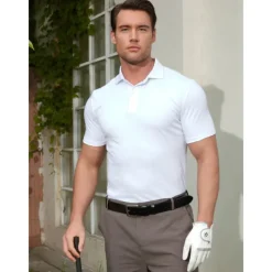 Men's dark brown Black Leather Vintage Fashion