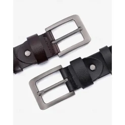 Men's dark brown Black Leather Vintage Fashion