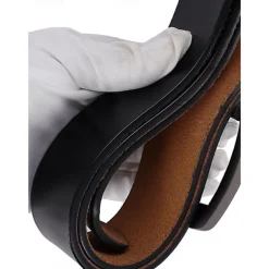 Men's dark brown Black Leather Vintage Fashion