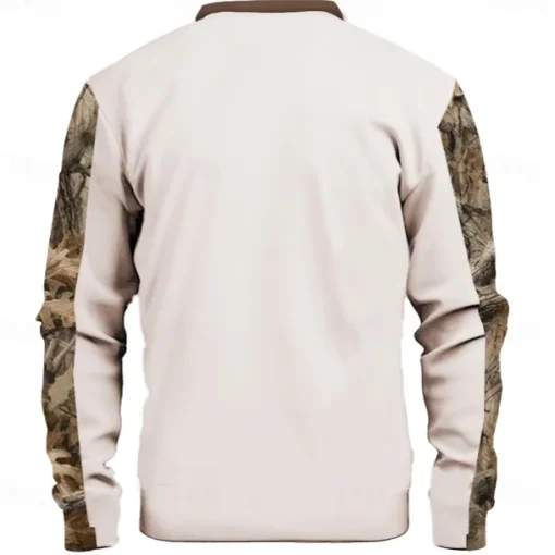 Men's Deer Sweatshirt Sweatshirt Zip Sweatshirt Long Sleeve Sweatshirt Stand Collar Zip Fashion Daily Simple Print Vacation Holiday Going out Pocket Front Zipper Winter