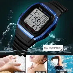 Men's Digital Waterproof Sport Watches Man Army Military Quartz Watch Male WristWatch