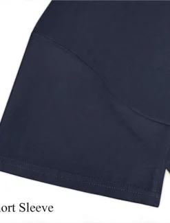 Men's Don't Mess With Old Bikers We Don't Just Look Crazy T Shirt Rude Style Cotton Short Sleeves Graphic Shirt Black White Navy Blue Comfortable Tee Street Fashion Designer Clothing