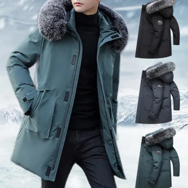 Men's Down Jacket Padded Sports Outdoor Winter Polyester Thermal Warm Windproof Breathable Wearproof Regular Fit Blue-Green green grey Black Vest