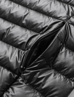 Men's Down Vest Puffer Vest Gilet Daily Date Vacation Fashion Casual Fall & Winter Pocket Nylon Duckdown Warm Comfortable Solid Color Zipper Stand Collar Regular Fit Black Burgundy Blue Gray Vest