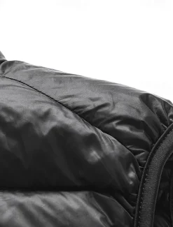 Men's Down Vest Puffer Vest Gilet Daily Date Vacation Fashion Casual Fall & Winter Pocket Nylon Duckdown Warm Comfortable Solid Color Zipper Stand Collar Regular Fit Black Burgundy Blue Gray Vest