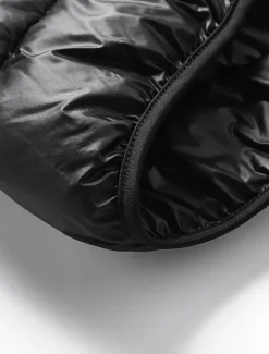 Men's Down Vest Puffer Vest Gilet Daily Date Vacation Fashion Casual Fall & Winter Pocket Nylon Duckdown Warm Comfortable Solid Color Zipper Stand Collar Regular Fit Black Burgundy Blue Gray Vest