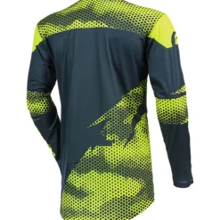 Men's Downhill Jersey Long Sleeve Mountain Bike MTB Road Bike Cycling Green Grey Bike Breathable Quick Dry Polyester Spandex Sports Geometry Clothing Apparel