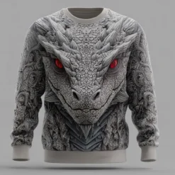 Men's Dragon 3D Sweatshirt Sweatshirt Long Sleeve Sweatshirt Crew Neck Casual Punk & Gothic 3D Print Party Streetwear All Seasons