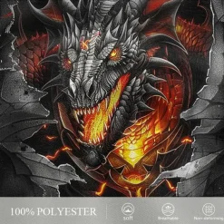 Men's Dragon Skeleton Sweat Pants Swim Shorts Board Shorts Mid Waist Vintage Designer Punk & Gothic Casual Holiday Club Designer Clothing Apparel