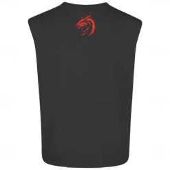 Men's Dragon Vest Top Sleeveless T shirt 3D Print Crew Neck Shirt Sports Retro Vintage Gothic Party Street Casual Black Summer Spring Clothing Apparel S M L XL XXL XXXL