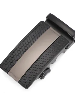 Men's Dress Belt Leather Belt Ratchet Belt Black Brown Cowhide Alloy Fashion Plain Daily Wear Going out Weekend