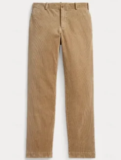 Men's Dress Pants Corduroy Pants Winter Pants Chinos Solid Color Full Length Formal Wedding Outdoor Elegant Vacation Khaki Micro-elastic