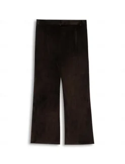 Men's Dress Pants Flared Pants Bell Bottom Trousers Suit Pants Front Pocket Plain Comfort Business Daily Holiday Fashion Chic & Modern Yellow Brown