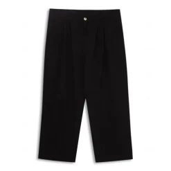 Men's Dress Pants Linen Pants Summer Pants Pleated Pants Front Pocket Straight Leg Plain Comfort Breathable Casual Daily Holiday Fashion Basic Black White