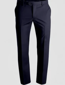 Men's Dress Pants Long Solid Color Micro-elastic Regular Fit Black Red Burgundy 2023