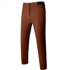 Men's Dress Pants Skinny Trousers Chinos Buttons Pocket Plain Comfort Formal Party Work Fashion Classic Style Black Army Green Micro-elastic