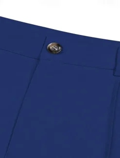 Men's Dress Pants Tapered pants Trousers Chinos Buttons Pocket Plain Comfort Formal Party Work Fashion Classic Style Black White Micro-elastic