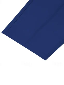 Men's Dress Pants Tapered pants Trousers Chinos Buttons Pocket Plain Comfort Formal Party Work Fashion Classic Style Black White Micro-elastic