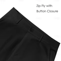 Men's Dress Pants Trousers Suit Pants Geometric Skull Full Length Vacation Holiday Dark Punk Gothic Style Blue Dark Blue Inelastic