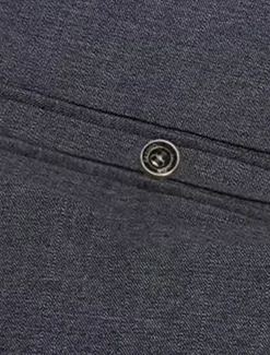 Men's Dress Pants Trousers Slacks Suit Pants Pocket Plain Comfort Breathable Wedding Outdoor Daily Fashion Casual Black Khaki