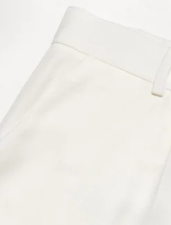 Men's Dress Pants Trousers Suit Pants Front Pocket Straight Leg Plain Comfort Wedding Business Beach Fashion Chic & Modern Black White