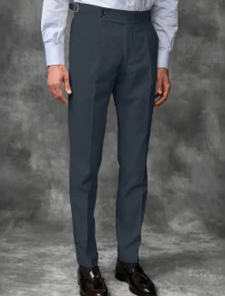 Men's Dress Pants Trousers Suit Pants Gurkha Pants Pocket Plain Comfort Breathable Outdoor Daily Going out Fashion Casual Slim Black White