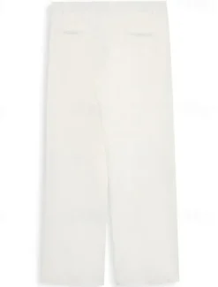 Men's Dress Pants Trousers Baggy Pants Suit Pants Pocket Straight Leg Plain Comfort Soft Full Length Formal Business Daily Fashion Streetwear Black White