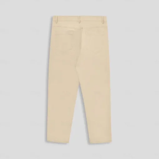 Men's Dress Pants Zipper Pocket Solid Color Breathable Full Length Formal Office Business Chic & Modern Formal Navy Blue Khaki Micro-elastic