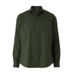 Men's Dress Shirt Collared Shirt Button Up Shirt Graphic Prints Wedding Work Army Green Coffee Long Sleeve Turndown Spring, Fall, Winter, Summer Clothing Apparel Button-Down