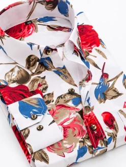 Men's Dress Shirt Non Iron Shirt Stretch Plaid / Striped / Chevron / Round Wedding Office & Career Light Pink Light Blue Black White Turndown Spring & Summer All Seasons Clothing Apparel