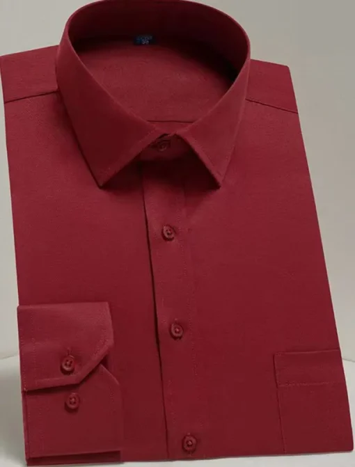 Men's Dress Shirt Non Iron Shirt Tuxedo Shirts Solid / Plain Color Wedding Office & Career Black White Yellow Pink Long Sleeve Shirt Collar All Seasons Clothing Apparel Print