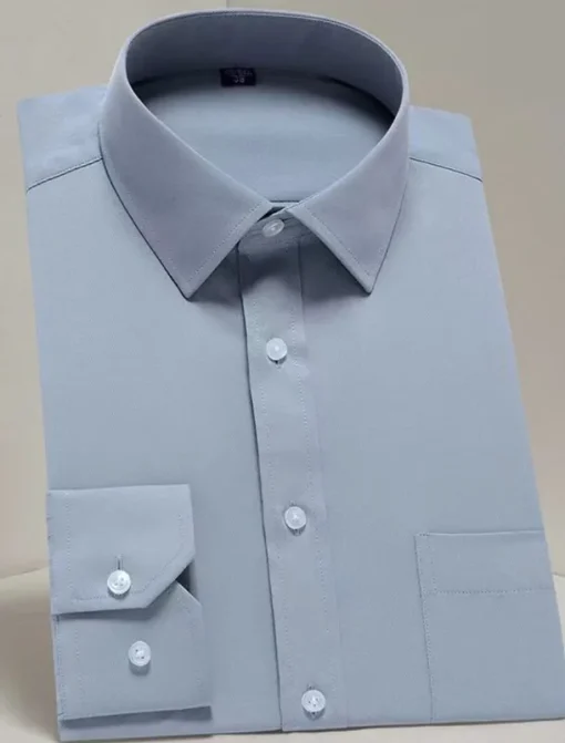 Men's Dress Shirt Non Iron Shirt Tuxedo Shirts Solid / Plain Color Wedding Office & Career Black White Yellow Pink Long Sleeve Shirt Collar All Seasons Clothing Apparel Print