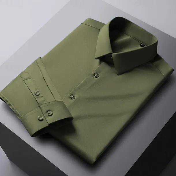 Men's Dress Shirt Non Iron Shirt Graphic Prints Wedding Outdoor Wine Blue-Green Black White Long Sleeve Turndown Spring & Fall Clothing Apparel