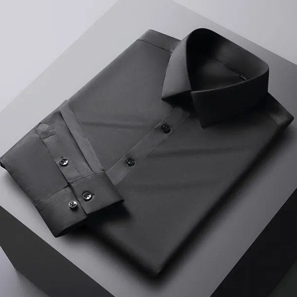 Men's Dress Shirt Non Iron Shirt Graphic Prints Wedding Outdoor Wine Blue-Green Black White Long Sleeve Turndown Spring & Fall Clothing Apparel