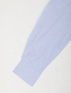 Men's Dress Shirt Non Iron Shirt Collared Shirt Button Up Shirt Striped Wedding Work A D G H Long Sleeve Collar Spring & Fall Clothing Apparel Button-Down