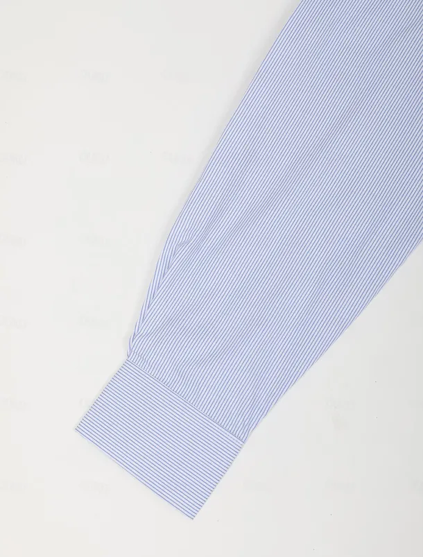 Men's Dress Shirt Non Iron Shirt Collared Shirt Button Up Shirt Striped Wedding Work A D G H Long Sleeve Collar Spring & Fall Clothing Apparel Button-Down