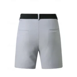 Men's Dress Shorts Burmuda Shorts Work Shorts Pocket Plain Comfort Breathable Knee Length Outdoor Business Fashion Casual Black Navy Blue