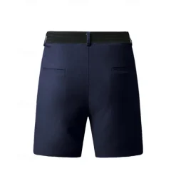 Men's Dress Shorts Burmuda Shorts Work Shorts Pocket Plain Comfort Breathable Knee Length Outdoor Business Fashion Casual Black Navy Blue