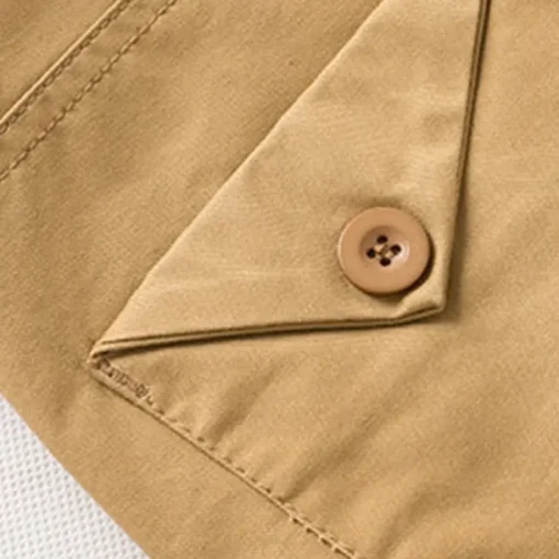 Men's Dress Shorts Burmuda Shorts Work Shorts Ruched Pocket Plain Comfort Breathable Knee Length Outdoor Business Fashion Casual Black Light Green