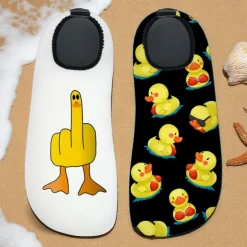 Men's Duck Printed Water Shoes – Waterproof & Comfortable Style for Men in Water - based Activities, Beach Volleyball & River Walks