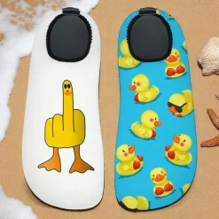 Men's Duck Printed Water Shoes – Waterproof & Comfortable Style for Men in Water - based Activities, Beach Volleyball & River Walks