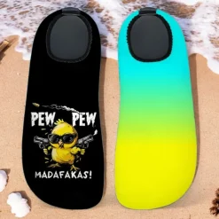 Men's Duck Printed Water Shoes – Waterproof & Comfortable Style for Men in Water - based Activities, Beach Volleyball & River Walks